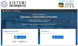 INVIO NOTIFICA PRELIMINARE DAL PORTALE REGIONE VENETO